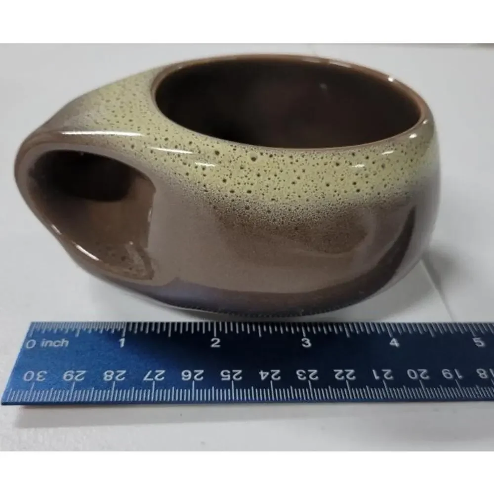 2 TAMAC MCM Pottery Frosty Fudge Mug / Handled Soups / Chili / Cup / Mug